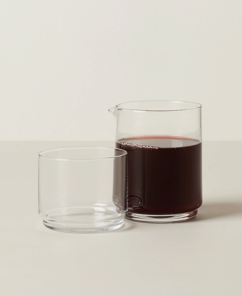 Lenox Tuscany Classics Stackable Carafe and Glass Set, 2 Piece