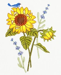 Linum Home Turkish Cotton Girasol Embellished 2-Pc. Hand Towel Set