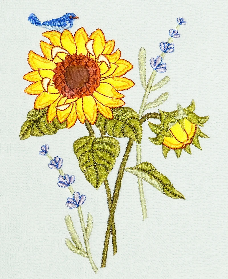 Linum Home Turkish Cotton Girasol Embellished 2-Pc. Hand Towel Set