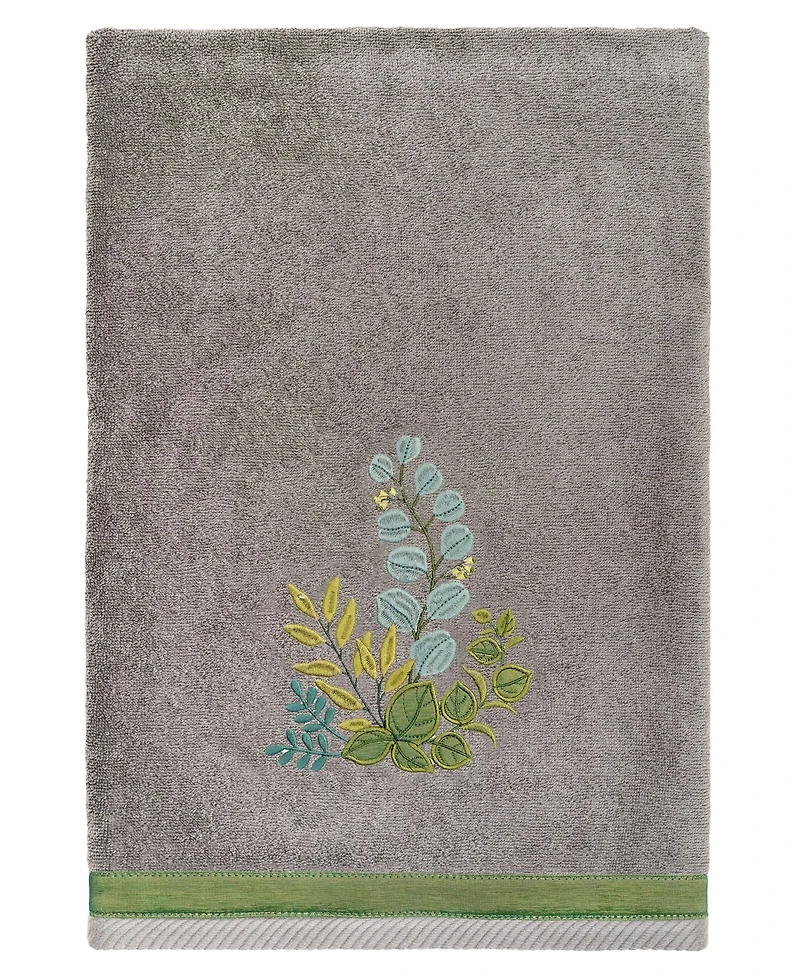 Linum Home Turkish Cotton Botanica Embellished -Pc. Bath Towel Set