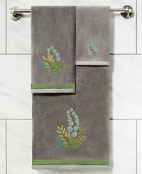 Linum Home Turkish Cotton Botanica Embellished -Pc. Bath Towel Set