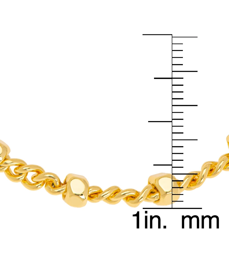 Macy's Gold Plated Chain Link Bracelet
