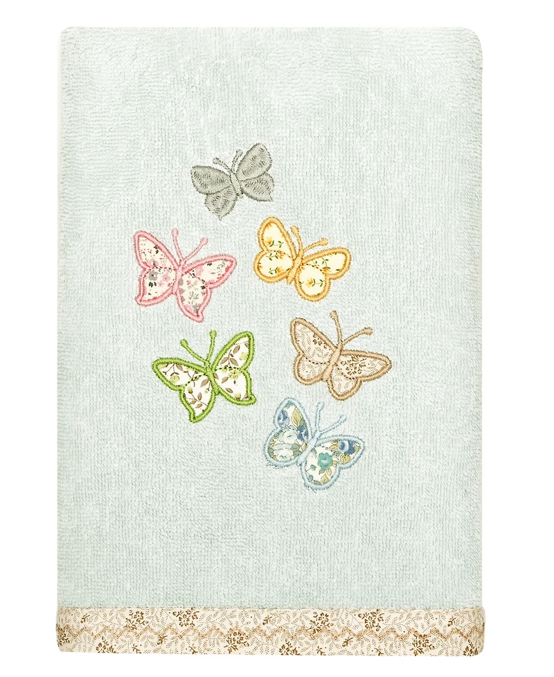 Linum Home Turkish Cotton Mariposa Embellished -Pc. Bath Towel Set