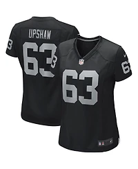Women's Nike Gene Upshaw Black Las Vegas Raiders Game Retired Player Jersey