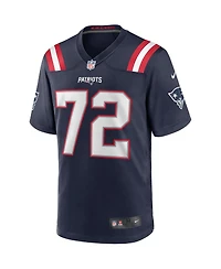 Men's Nike Matt Light Navy New England Patriots Game Retired Player Jersey