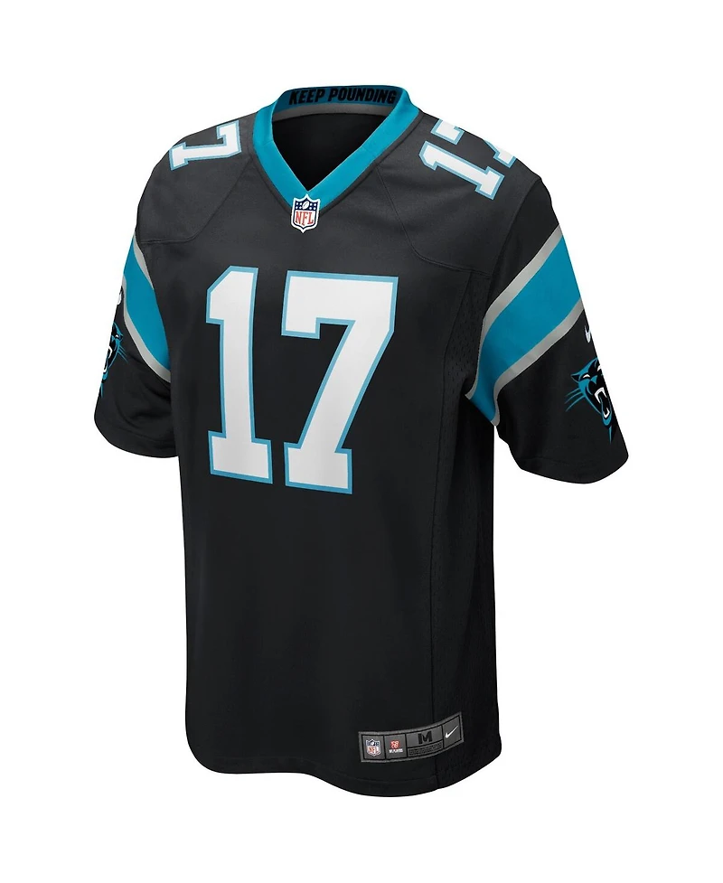 Men's Nike Jake Delhomme Black Carolina Panthers Game Retired Player Jersey