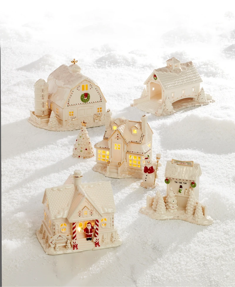 Lenox Mistletoe Park Covered Bridge, Exclusively at Macy's