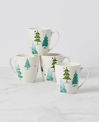 Lenox Balsam Lane Mugs, Set of 4