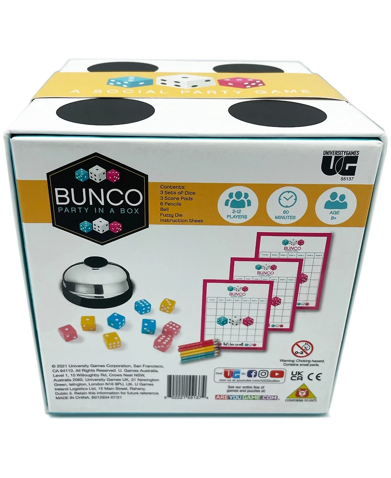 University Games Bunco Party in a Box Set, 14 Piece