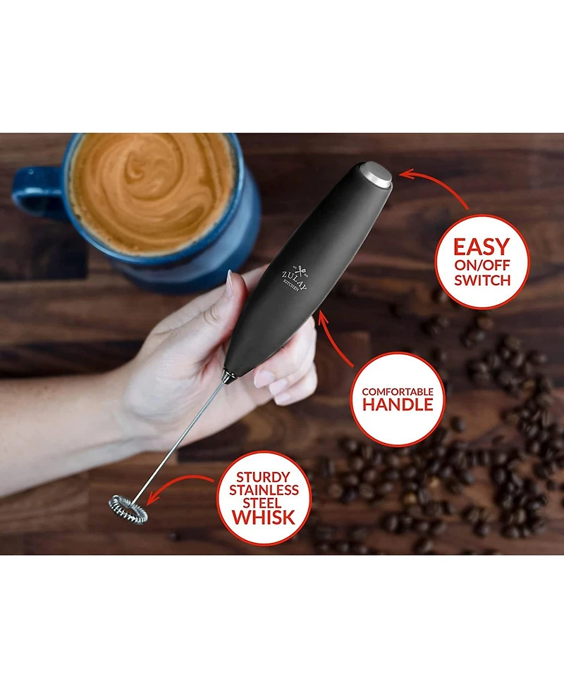 Powerful Handheld Milk Frother for Coffee with Upgraded Titanium Motor