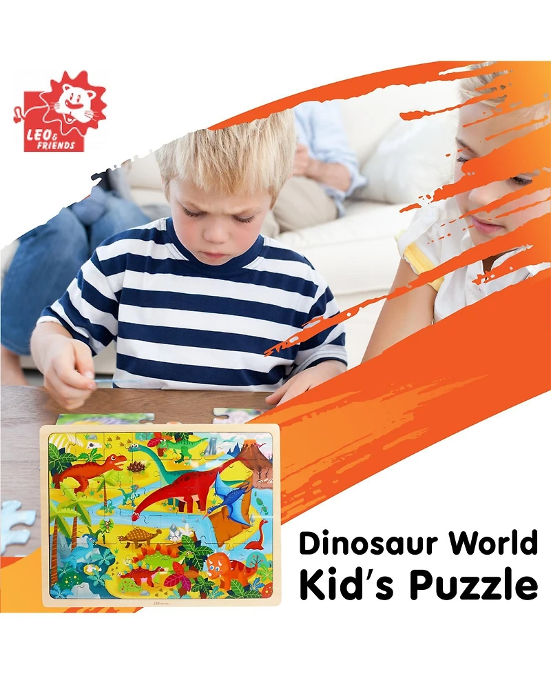Leo & Friends Dinosaur World Kid's Puzzle