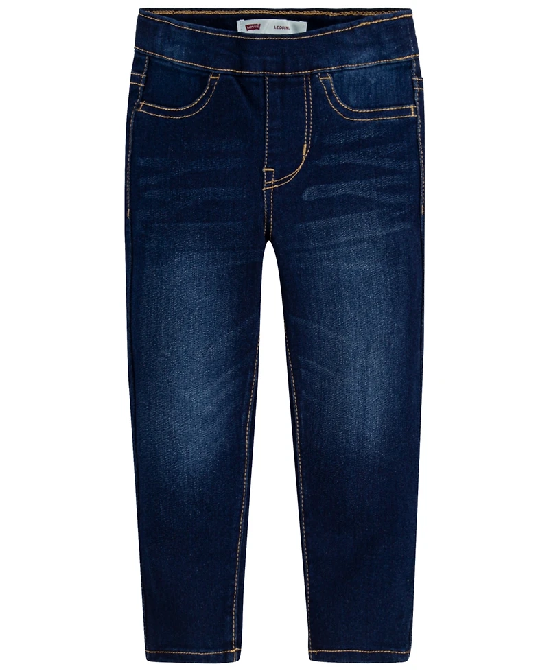Levi's Toddler Girls Adjustable Waistband Stretch Denim Jeggings
