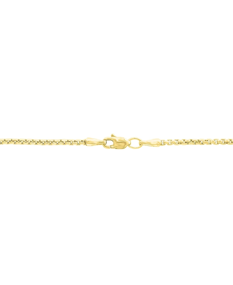 Effy Men's Emerald Accent, & Diamond (1/6 ct. t.w.) Black Enamel Panther Playing Card 22" Pendant Necklace in 14k Gold