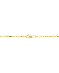 Effy Men's Emerald Accent, & Diamond (1/6 ct. t.w.) Black Enamel Panther Playing Card 22" Pendant Necklace in 14k Gold