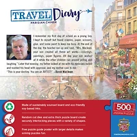Masterpieces Travel Diary - Parisian Charm 500 Piece Jigsaw Puzzle