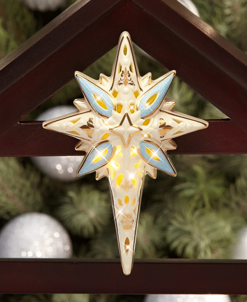Lenox First Blessing Nativity Lighted Star Figurine