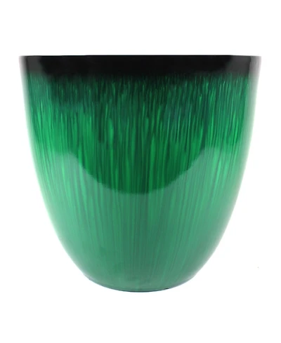 Gardeners Select EPR18-205 Egg Planter Green Flower 18 inch