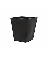 Tusco Products Cosmopolitan Collection Square Planter - Black - 18in