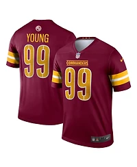 Men's Nike Chase Young Burgundy Washington Commanders Legend Jersey