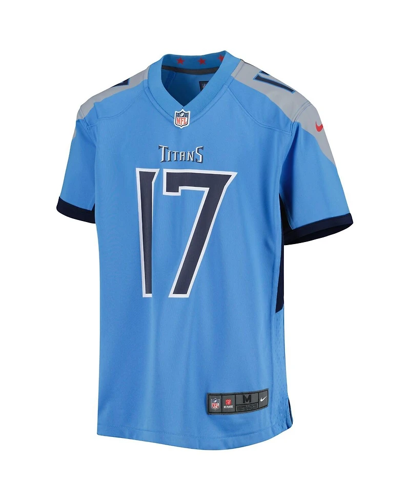 Nike Big Boys Ryan Tannehill Light Tennessee Titans Game Jersey