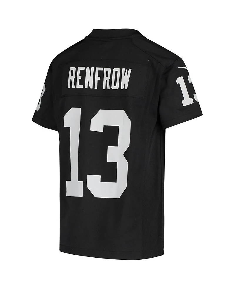 Big Boys Nike Hunter Renfrow Black Las Vegas Raiders Game Jersey