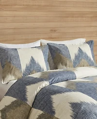 Ink+Ivy Alpine Chevron Stripe Reversible Comforter Set, Full/Queen
