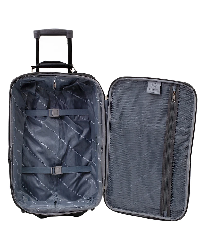Travelers Club Bowman Eva Expandable Value Luggage and Travel Set, 3 Piece