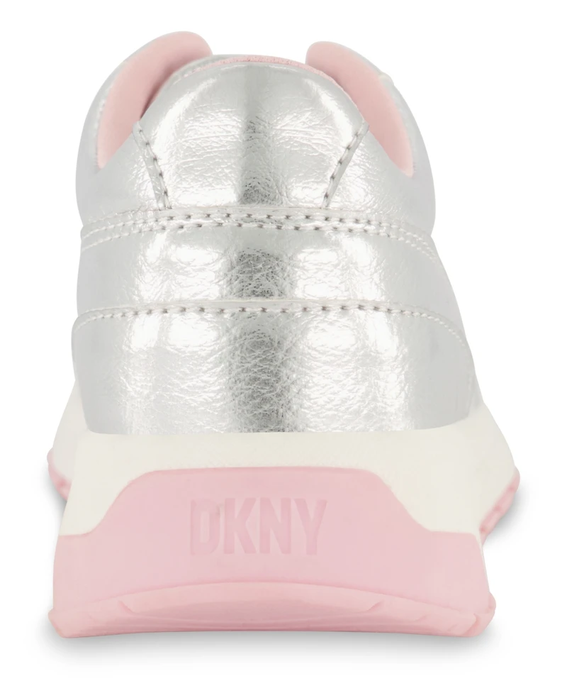 Dkny Little Girls Danni Empress Metallic Slip On Sneaker