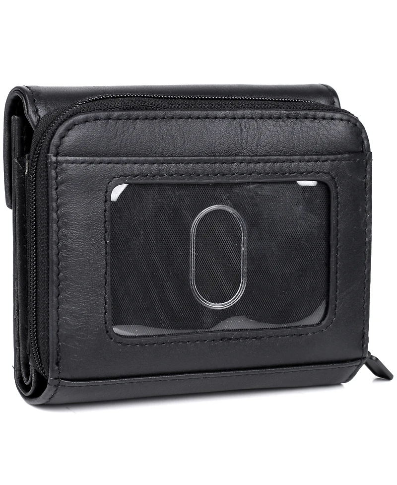 Julia Buxton Women's Mini Heiress Zip French Purse