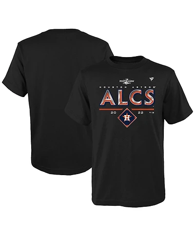 Big Boys Fanatics Black Houston Astros 2022 Division Series Winner Locker Room T-shirt