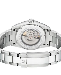 Gevril Men's West Village Swiss Automatic Silver-Tone Stainless Steel Bracelet Watch 40mm