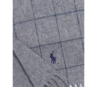 Polo Ralph Lauren Men's Reversible Windowpane Scarf