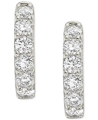 Diamond Small Hoop Earrings (1 ct. t.w.)