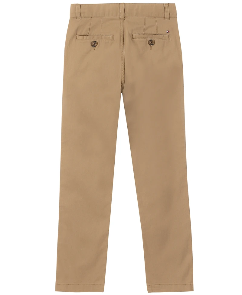 Tommy Hilfiger Toddler and Little Boys Flat-Front Stretch Chino Pants