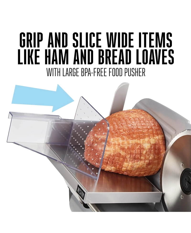 Weston 7.5" (19 cm) Meat Slicer - 61-0750-w