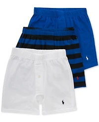 Polo Ralph Lauren Men's 3-Pack Classic Stretch Knit Boxers