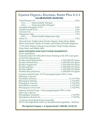 Espoma Organic Bio Tone Starter Plus Starter Plant Food