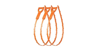 20-Inch Plumbing Snake Drain Clog Remover - 3 Pack
