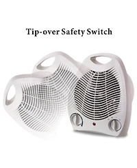 Optimus H-1322 Portable 2-Speed Fan Heater with Thermostat
