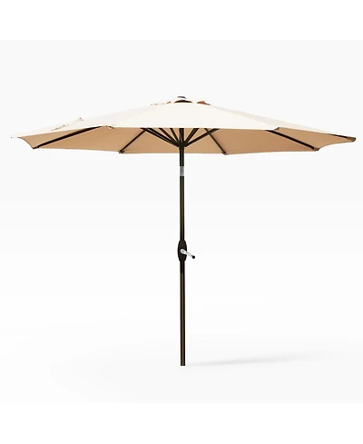 WestinTrends 9 Ft Outdoor Patio Market Umbrella with Tilt and Crank