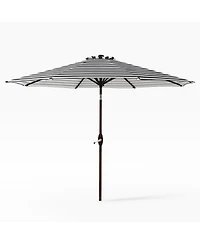 WestinTrends 9 Ft Outdoor Patio Market Umbrella with Tilt and Crank