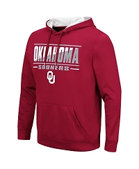 Colosseum Men's Oklahoma Sooners Slash Stack 2.0 Pullover Hoodie