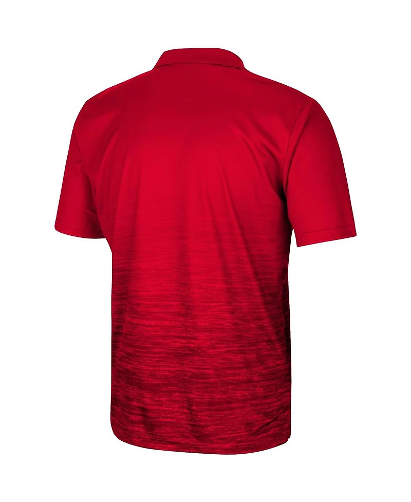 Men's Colosseum Red Dayton Flyers Marshall Polo Shirt