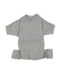 Leveret Dog Cotton Pajama Solid Light Gray