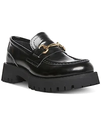 Steve Madden Women's Lando Tailored Lug Sole Bit Loafers
