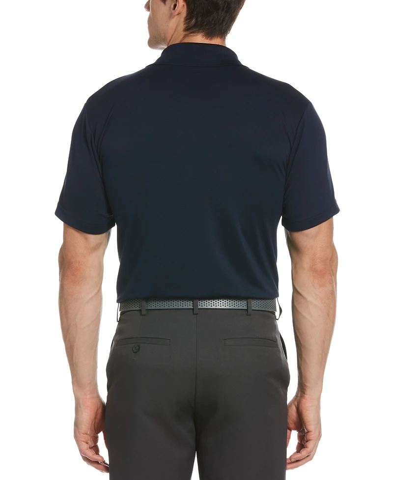 Pga Tour Men's Big & Tall AirFlux Solid Mesh Golf Polo
