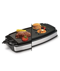 Wolfgang Puck Xl Reversible Grill Griddle, Oversized Removable Cooking Plate, Nonstick Coating, Dishwasher Safe, Heats Up to 400ºF, Stay Cool Han