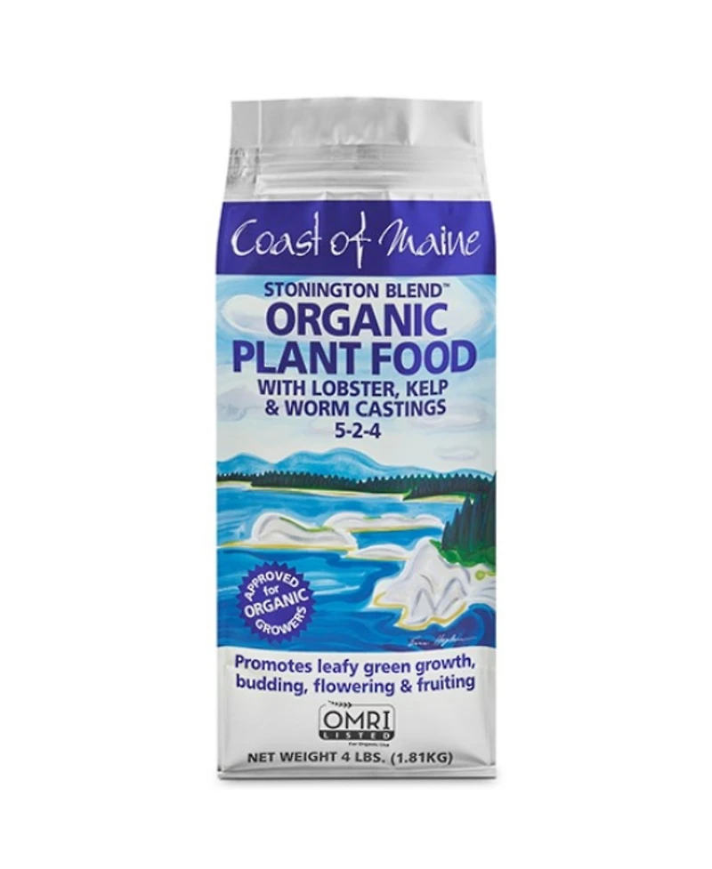 Coast of Maine Stonington Blend Plant Food, 4lbs