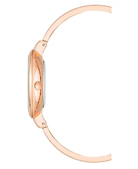 Anne Klein Women's Rose Gold-Tone Alloy Bangle Fashion Watch 37mm Set 4 Pieces