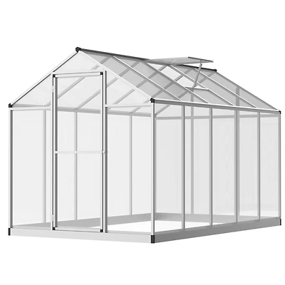 Outsunny 10' x 6' Portable Outdoor Walk-In Garden house w/ Roof Vent